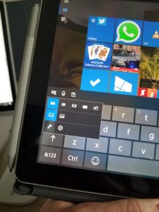 surface go onscreen keyboard selection